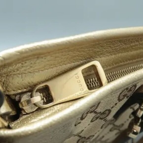 GUCCI CLASSIC GG MONOGRAM BREE TOP HANDLE W/LONG STRAP 100% AUTHENTIC - Picture 14 of 15